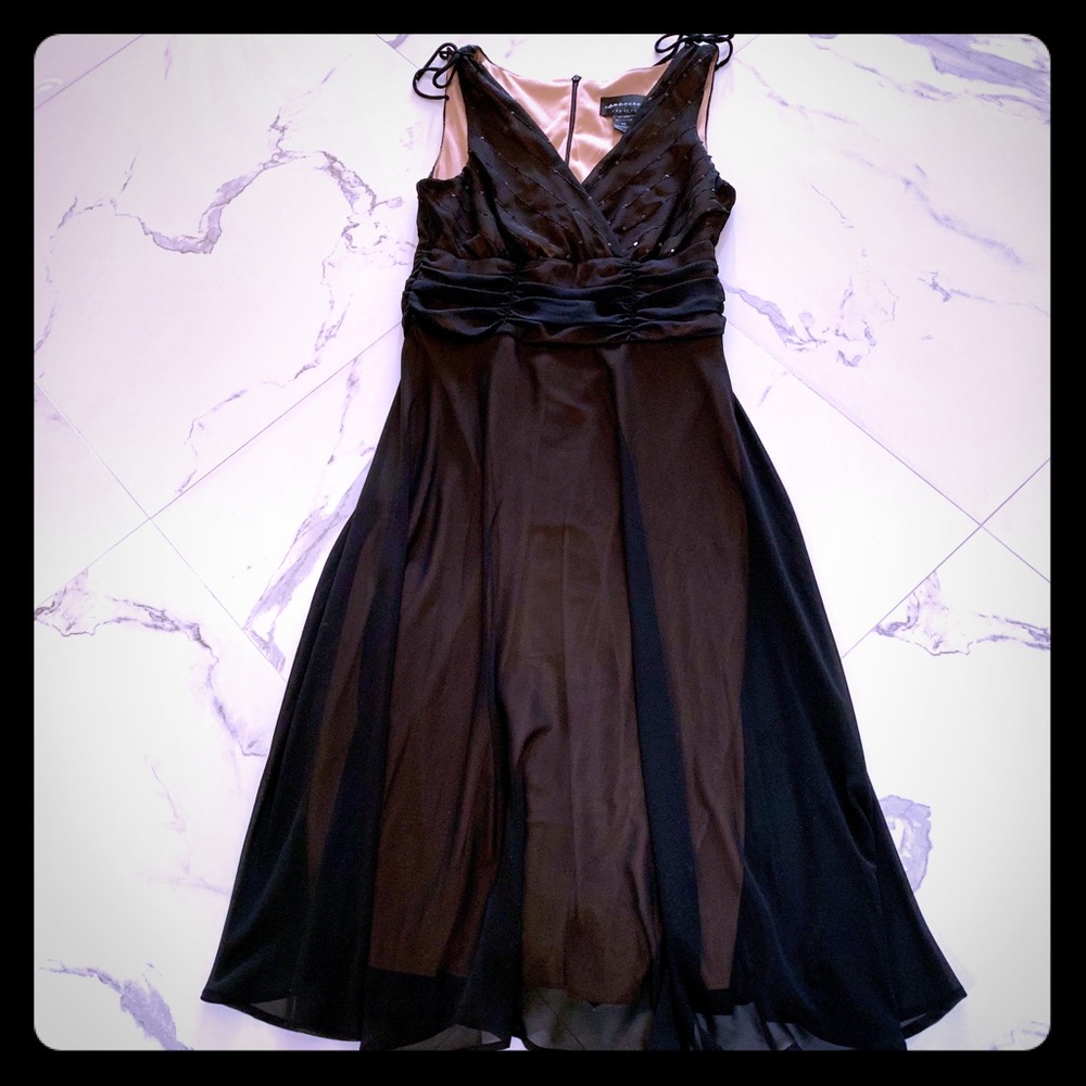 Black evening/cocktail dress by connected apparel